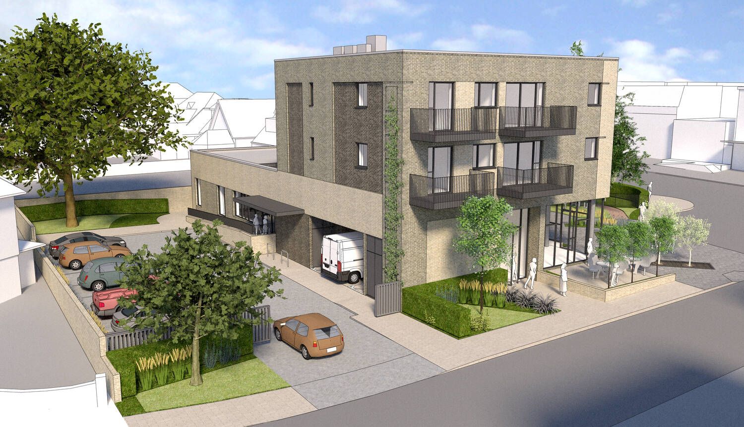 Shenfield Library — Mixed-use commercial & residential development